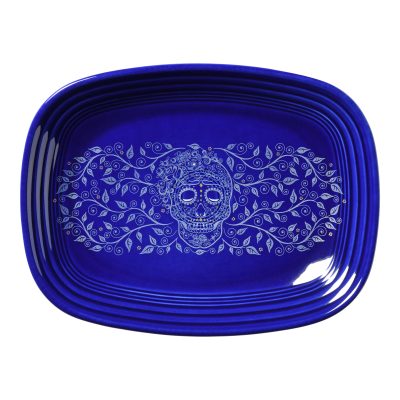 Retired SKULL AND VINE TWILIGHT 12 Inch Large Rectangular Platter