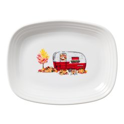 Retired Trailer Harvest 12 Inch Large Rectangular Platter